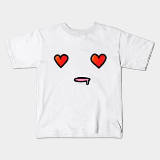 Hearts eyes Kids T-Shirt